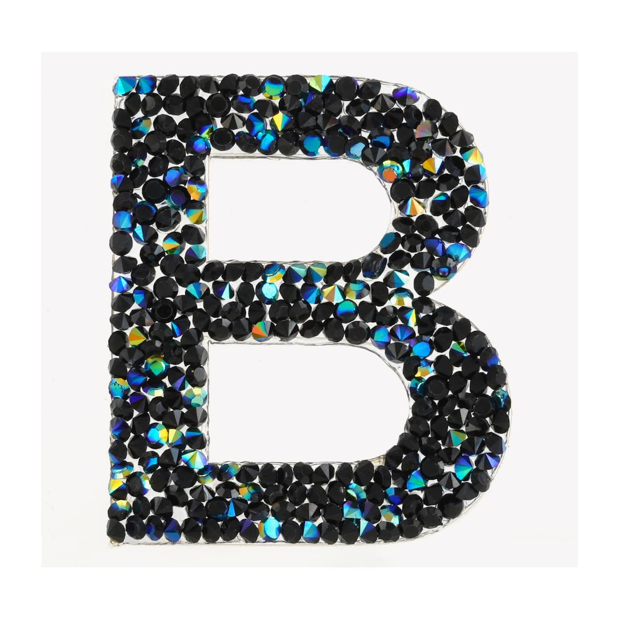 12 Pack: Black AB Letter Bling Sticker by Recollections®